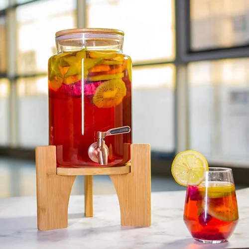 Miniatura 7 de Espiga de repuesto de acero inoxidable para dispensador de bebidas,Caño de metal para jarra dispensador de bebidas,Grifo de reemplazo