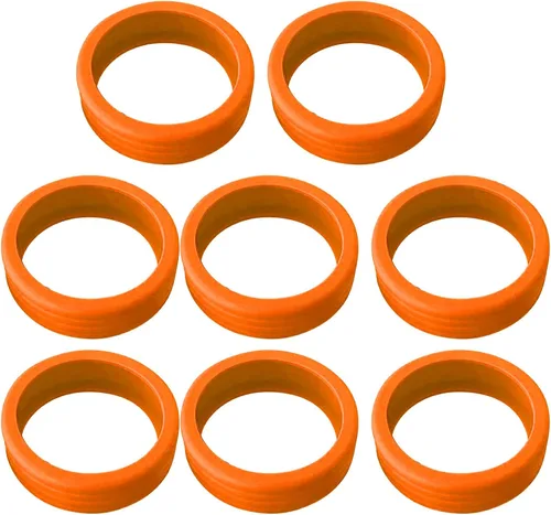 Miniatura 4 de JTLB Paquete de 8 fundas protectoras de silicona para maletas de equipaje, con cancelación de ruido y absorción de golpes, para maleta de carrito