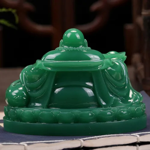Miniatura 5 de Fengshui Estatua de Buda riendo – Esculturas de Buda feliz para buena suerte, riqueza y felicidad, decoración del hogar, regalos de felicitación