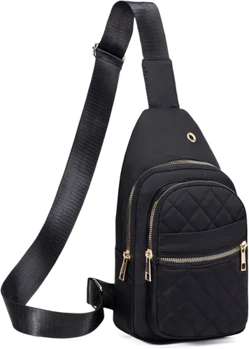 Miniatura 33 de Banelu Mochila Pequeño Bolso Bandolera para Mujeres de Moda, Bolso Pequeño de Cadera de Cruz Mochila de Senderismo de Viaje