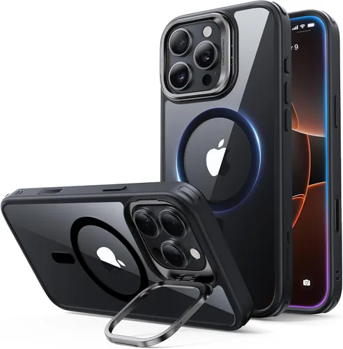 Miniatura 14 de ESR Funda para iPhone 14 Pro Max, Compatible con MagSafe, Funda Transparente para Teléfono con Soporte Stash Integrado para iPhone 14 Pro Max