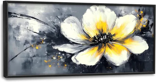 Miniatura 42 de Cuadros Grandes Enmarcados Arte de Pared para Sala de Estar, Lobos del Bosque Decoración de Pared de Gran Tamaño Lobo Animal Impresión en Lienzo