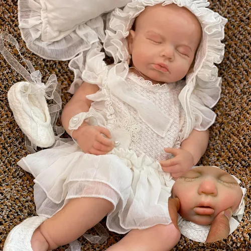 OtardDolls Muñecas Bebé Reborn Realistas Recién Nacidas de 18 Pulgadas Reborn Cuerpo Completo de Silicona Suave Vida Real Lavables con Ropa y