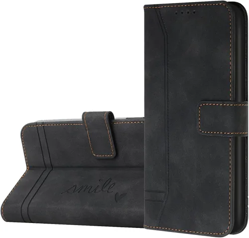 Miniatura 10 de IVY Poco X3 Funda Billetera Para Poco X3 [Estilo Sonrisa] [Piel Táctil Sensación] [Hebilla Magnética] Funda De Cuero PU Para Xiaomi Poco X3 / Poco