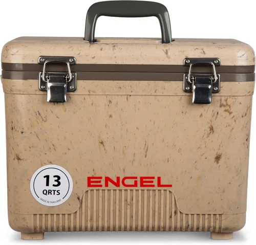 Miniatura 16 de Engel 13qt, refrigerador hermético, de secado al aire, Drybox y pequeña lonchera con carcasa dura para hombres y mujeres Rosa