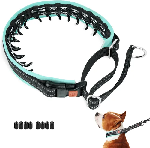 Miniatura 13 de Mayerzon Collar de Perro sin Tirones, Collar de Martingala Patentado para Perros Pequeños, Medianos y Grandes con Hebilla y Nylon Resistente