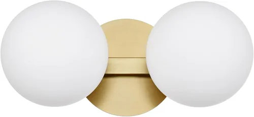 Miniatura 12 de Apliques de Pared, 1 Luz Aplique Moderno de Globo en Latón Envejecido, Luz de Pared para Dormitorio Baño Sala de Estar y Pasillo Iluminación