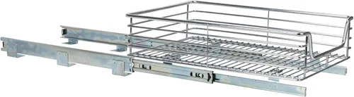 Miniatura 10 de Household Essentials Glidez - Organizador deslizante para gabinete debajo del fregadero, acero cromado con profundidad extendida, 1 nivel, cromado