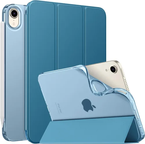 Miniatura 11 de MoKo Funda para el nuevo iPad mini 7 (A17 Pro) 2024, Funda para iPad mini de 6ª generación 2021 (21,08 cm), Funda para iPad mini 6, Funda trasera