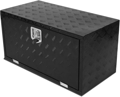 Miniatura 12 de Caja de herramientas de aluminio para camión de 30 pulgadas, caja de herramientas para camión, debajo de la cama, remolque, caja impermeable