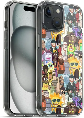 Miniatura 17 de Head Case Designs Funda de gel con licencia oficial de Rick and Morty Aliens Season 3 [protección de grado militar] compatible con Apple iPhone 12