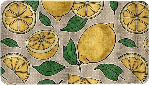 Miniatura 53 de Mloabuc® Tapete decorativo de flores, tapetes de cocina de arpillera de arpillera para mujer, accesorios de cocina para exteriores, 17 x 30 pulgadas