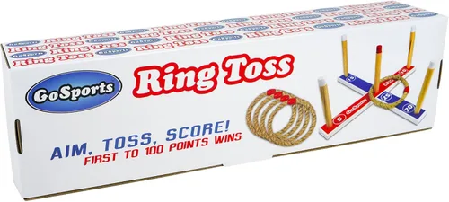 Miniatura 6 de GoSports Juego de lanzamiento de anillos de madera prémium para niños y adultos, clásico o Disney