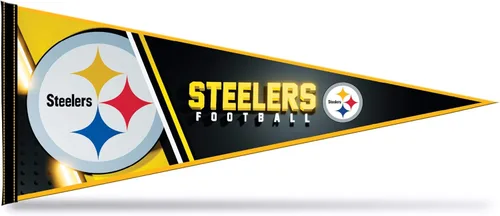 Miniatura 25 de Rico Industries NFL Football Primary 12" x 30" Felt Wall Décor Pennant - Great for Home/Bed Room/Man Cave Décor