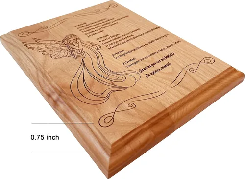 Miniatura 7 de Regalos para Madre para el Día de la Madre – Regalos para Madre – Regalo en español de hija e hijo – Poema sentimental para mamá español 7 x 9