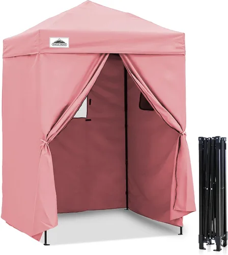 Miniatura 13 de EAGLE PEAK Flex Ultra Compact 4x4 Toldo desplegable, refugio solar, vestidor, toldo portátil de privacidad para piscina, sesiones de fotos