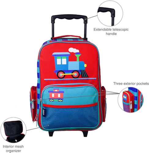 Miniatura 4 de Wildkin Maleta con ruedas para niños y niñas, la maleta para niños mide 16 x 11.5 x 6 pulgadas, el equipaje para niños es de tamaño de mano
