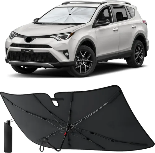Miniatura 31 de 【2025 Actualizado】EcoNour Parasol Premium para Parabrisas de Coche Parasol Plegable para Parabrisas Delantero Visor Extendido Bloqueador de Sol