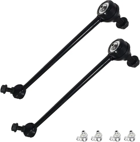Miniatura 42 de 2 paquetes de kit de enlace de barra estabilizadora Compatible con Jeep TJ 1997-2006, enlace de barra antivuelco delantera Compatible con Jeep
