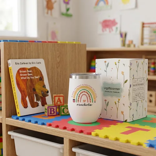 Miniatura 3 de Regalos de agradecimiento a maestros para mujeres y hombres, vaso aislado de 12 onzas con caja de regalo, regalo de fin de año, graduación, Navidad