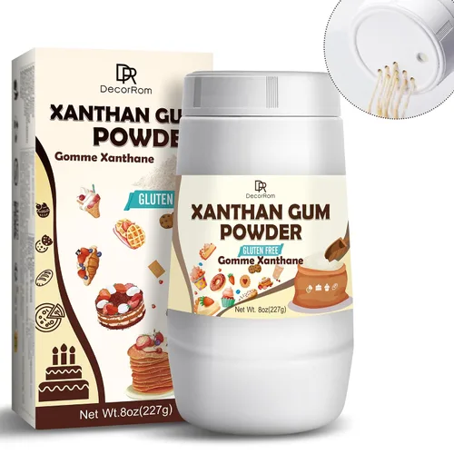 Miniatura 9 de Polvo de goma Xantana de 8 onzas, espesante de goma de xantano puro para hornear y cocinar, sin gluten y apto para dieta cetogénica, agente