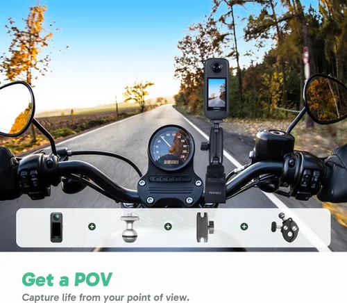 Miniatura 8 de AKASO 360 Cámara de acción resistente al clima de 360° - Video 360 de 5.7K con sensores de 1/2 pulgada de 48 MP, foto 360 de 72 MP, 360-SuperSmooth