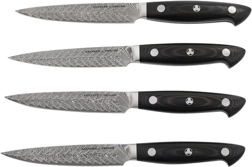 Miniatura 2 de ZWILLING KRAMER - Juego de cuchillos para carne, 4 piezas, colección EUROLINE Stainless Damascus