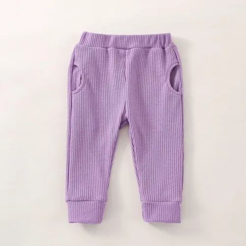 Miniatura 6 de Conjunto de ropa de bebé niña para otoño e invierno, conjunto de sudadera de manga larga y pantalones con diadema