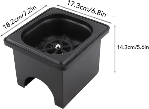 Miniatura 5 de Jarra de acero inoxidable Enjuagadora de apertura Fregadero de cocina Lavadora automática de vasos de vidrio para Hotel Bar Café Taza de té