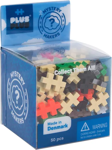 Miniatura 4 de Plus Plus Juego de 3 creadores de misterio – Robots, paquete 1 – Juguete de construcción de construcción de tronco de construcción entrelazado mini