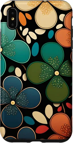Miniatura 7 de iPhone 15 patrón floral Murakami colorido patrón caso