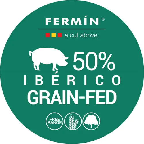 Miniatura 4 de 50% HOMBRO ALIMENTADO IBÉRICO ALIMENTADO ALFOMBRO ALIMENTADO ALIMENTARIO/ PALETA DE CEBO DE CAMPO IBÉRICA 50% RAZA IBERICA