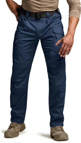 Miniatura 253 de CQR – Pantalones tácticos elásticos tipo cargo para hombre, resistentes al agua, de tela ripstop (antidesgarros), ligeros, ideales para uso diario