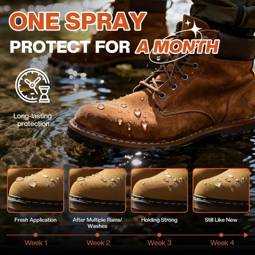 Miniatura 4 de Protect Shoe Protector Spray - Rain & Stain Water Repellent - Waterproofing Spray for Leather Suede Hats 6.76 OZ