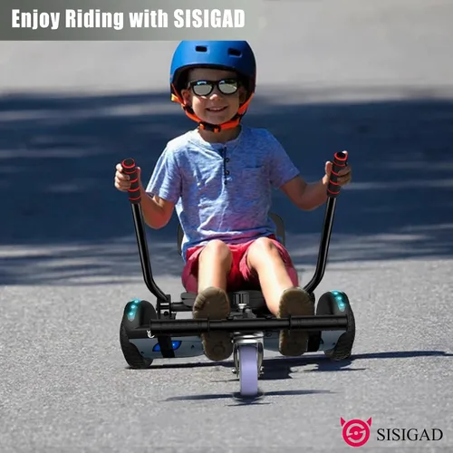Miniatura 7 de SISIGAD Hoverboard para niños, 6.5 pulgadas modelo clásico Hoverboard (sin Bluetooth)