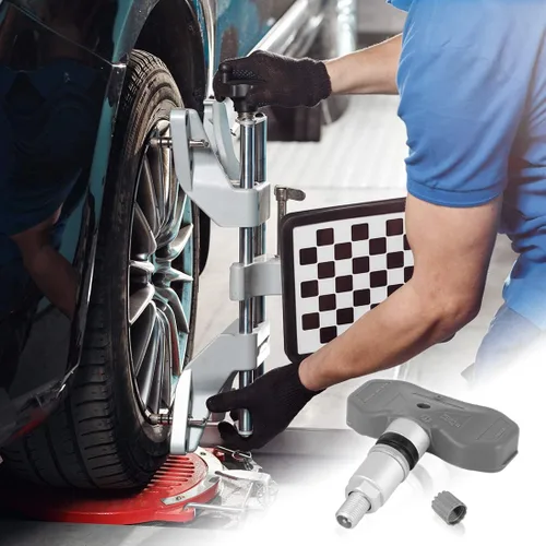 Miniatura 3 de X AUTOHAUX 25758220 Sistema de monitoreo de presión de neumáticos Sensor TPMS Sensor 315MHz para Chevrolet Corvette para Cadillac STS XLR