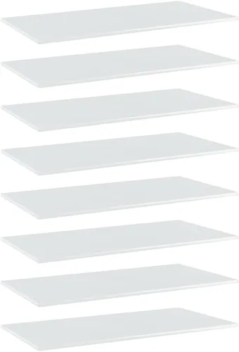 Miniatura 173 de 4 tableros de repuesto para estanterías, paneles de repuesto de aglomerado, unidades de almacenamiento, estantes organizadores, color gris hormigón