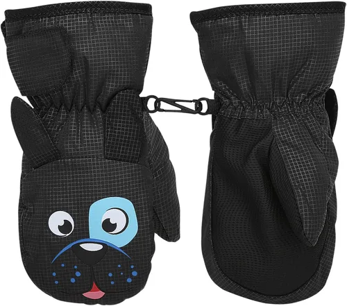 MoKo Manoplas de esquí para niños, guantes impermeables y resistentes al viento para niñas y niños, guantes térmicos de invierno para nieve para