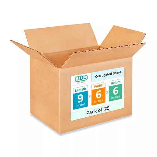 Miniatura 123 de IDL Packaging Paquete de 5 cajas de envío altas de 8 x 8 x 48 pulgadas, extra resistentes de 200 libras frente a caja regular, cajas de mudanza