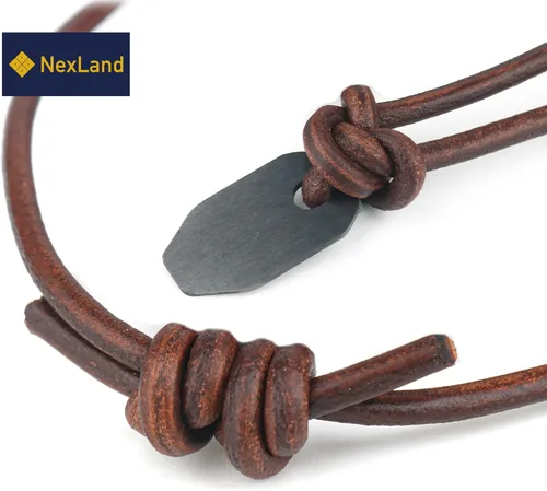 Miniatura 6 de Collar de cerámica para iniciador de fuego, cordón de cuero FNL FS1-K
