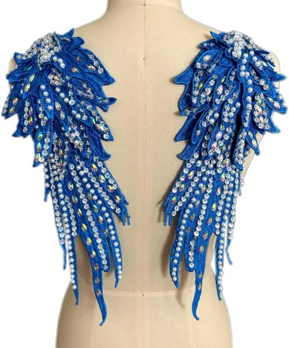 Miniatura 12 de Parches de lentejuelas con alas de ángeles de la guarda, apliques de diamantes de imitación para ropa, chaquetas, jeans, vestido, decoración