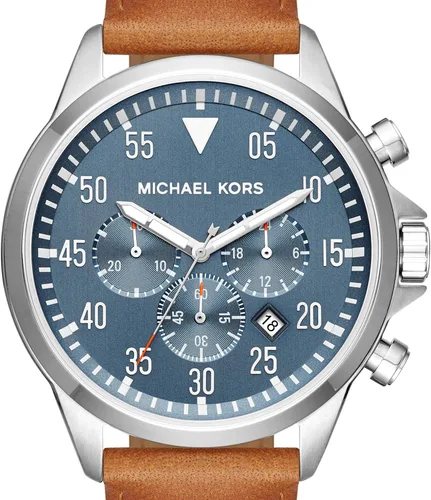 Miniatura 3 de Michael Kors Gage - Reloj cronógrafo de acero inoxidable Reloj de silicona con cronógrafo Gage