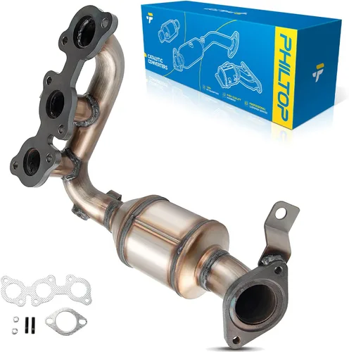 Miniatura 10 de PHILTOP Kit de convertidor catalítico de alto flujo apto para 2001-2005 Civic 1.7L DX/GX/HX/LX/LX Special Edition/Value Package (modelos execept EX)
