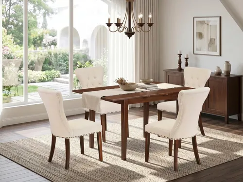 Miniatura 3 de East West Furniture NFGA5-MAH-32 Juego de comedor