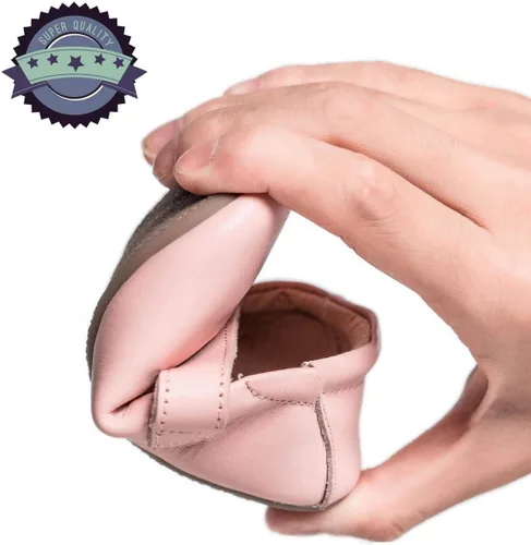 Miniatura 4 de Zapatos de bebé de cuero genuino para niñas y niños pequeños Mary Jane Zapatos de caminar Prewalker princesa vestido de boda zapatos zapatos