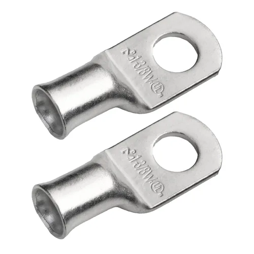 Miniatura 96 de SELTERM 5 piezas terminales de cable de cobre estañado 1/0 AWG perno de 1/2", extremos de cable de batería, terminales de anillo, conectores