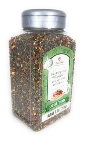 Miniatura 8 de Aglio Olio Pepperoncino Mezcla de espaguetis condimentos con chiles perejil sal y ajo Tradizione Italiana 8.8oz