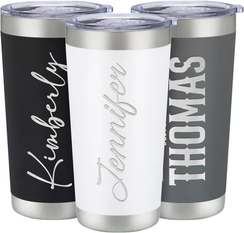 Miniatura 27 de Vasos de viaje personalizado de 20 y 30 onzas, con aislamiento