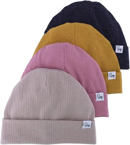 Miniatura 15 de Gorro de punto para recién nacido, para niños y niñas, con forro de satén sedoso, gorro para niños pequeños