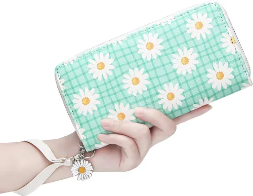 Miniatura 2 de KUKOO Womens Printed Zip Around Wallet Phone Clutch Purse Card Holder Organizer